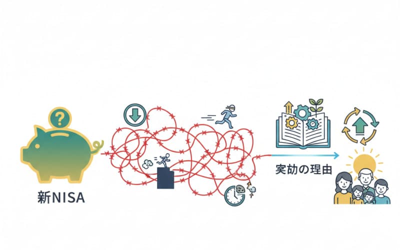 新NISAで初心者が陥る「罠」とは?やってはいけないことと成功の理由を徹底解説